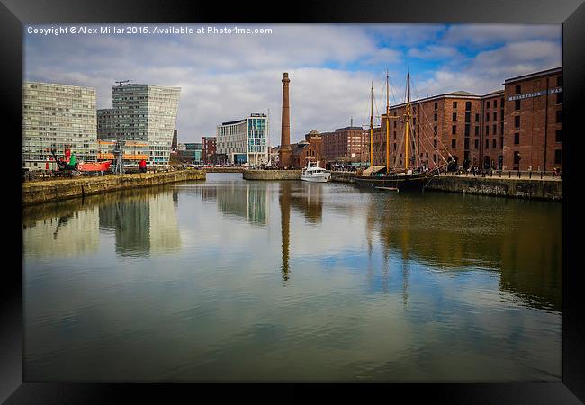  Albert Dock  Framed Print by Alex Millar