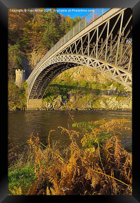  Craigellachie Bridge Framed Print by Alex Millar