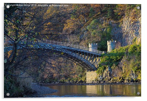  Craigellachie Bridge Acrylic by Alex Millar