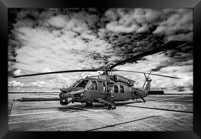 HH-60G Pave Hawk Framed Print by P H