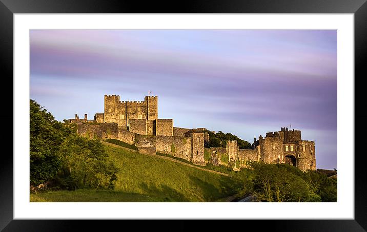  Dover Castle sunset Framed Mounted Print by Ian Hufton