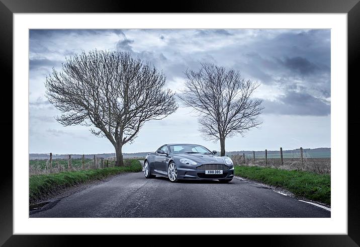  Aston Martin DBS Framed Mounted Print by Mike Sannwald