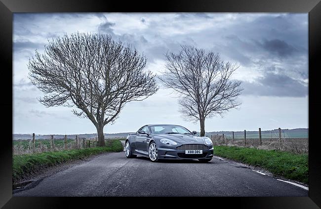  Aston Martin DBS Framed Print by Mike Sannwald