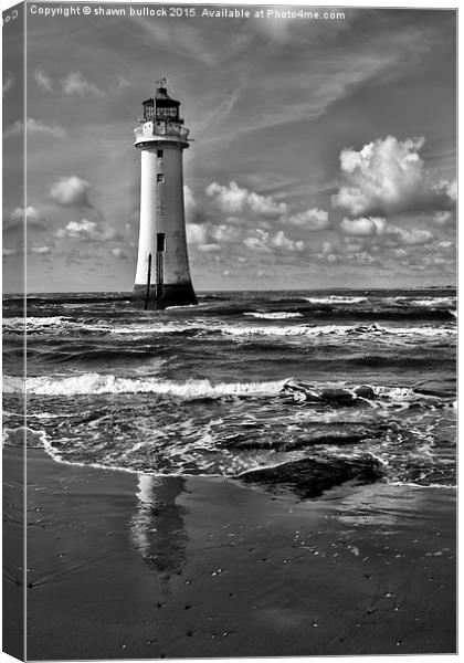  Perch Rock lighthouse  Canvas Print by shawn bullock