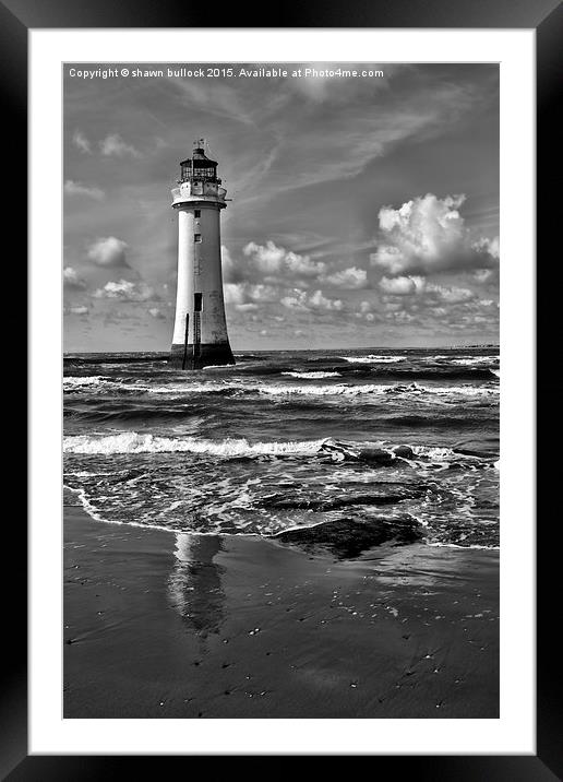  Perch Rock lighthouse  Framed Mounted Print by shawn bullock