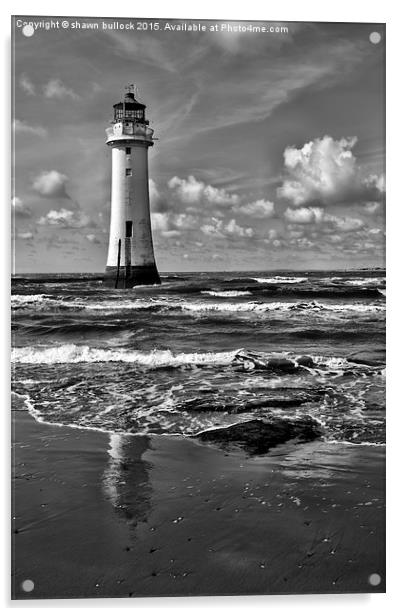  Perch Rock lighthouse  Acrylic by shawn bullock