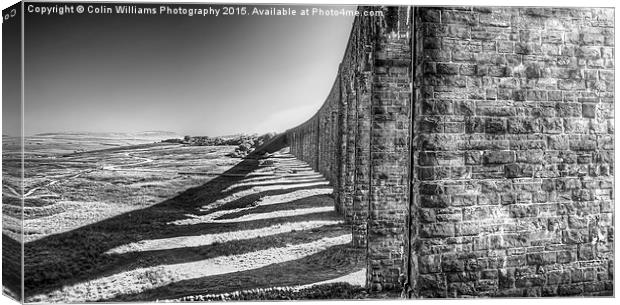  The Ribblehead Viaduct 3 BW Canvas Print by Colin Williams Photography