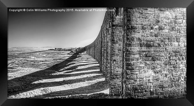   The Ribblehead Viaduct 3 BW Framed Print by Colin Williams Photography