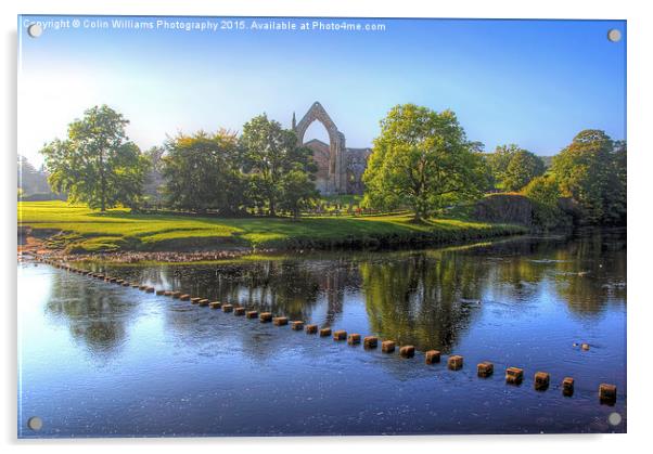   Bolton Abbey 3 Acrylic by Colin Williams Photography