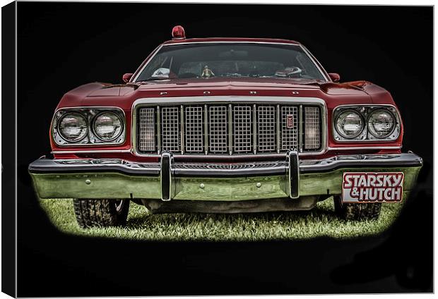 The Ford Gran Torino Canvas Print by Dave Hudspeth Landscape Photography