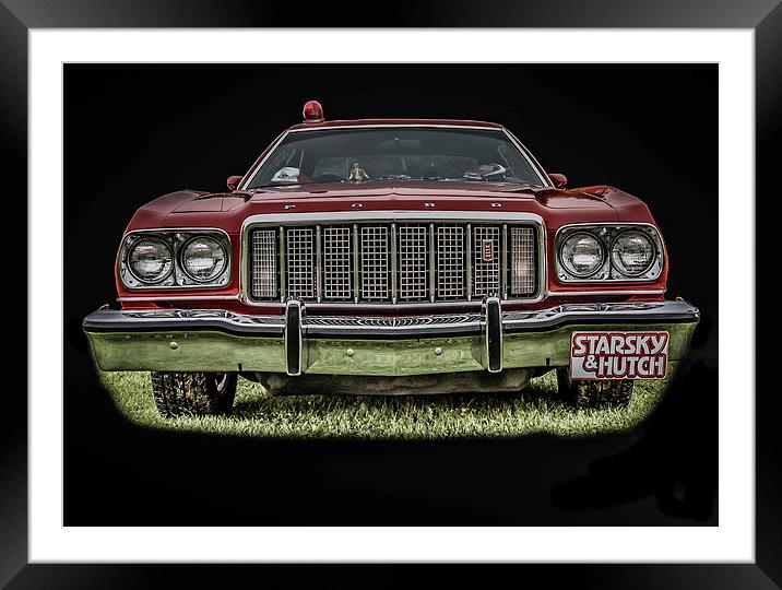 The Ford Gran Torino Framed Mounted Print by Dave Hudspeth Landscape Photography