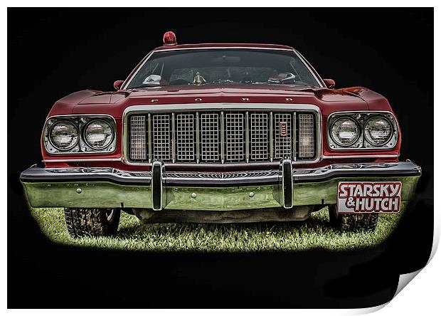 The Ford Gran Torino Print by Dave Hudspeth Landscape Photography