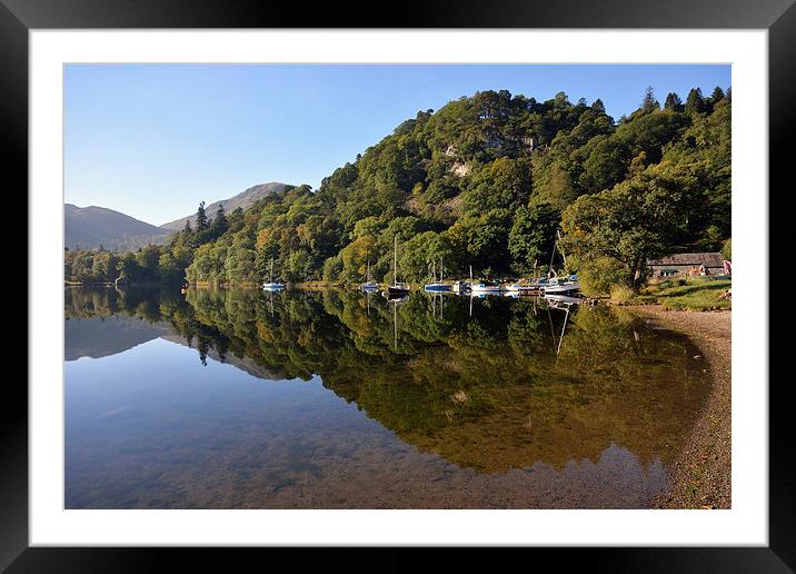Reflections on Ullswater Framed Mounted Print by Gary Kenyon