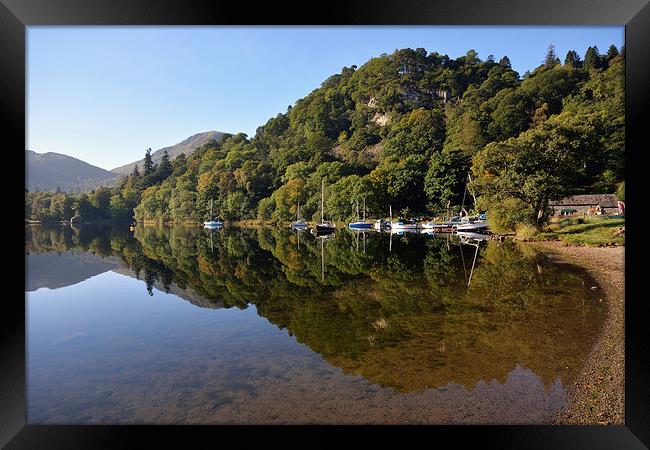 Reflections on Ullswater Framed Print by Gary Kenyon