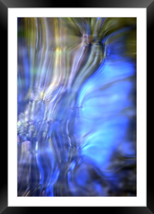 Blue Reflections Framed Mounted Print by Stuart Thomas