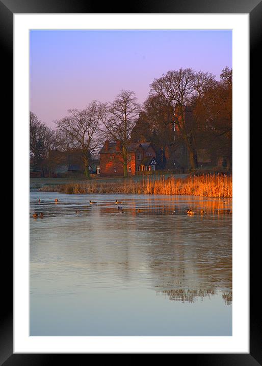 Dawn on the Lake Framed Mounted Print by Stuart Thomas