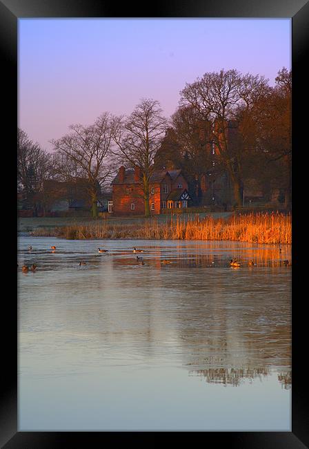 Dawn on the Lake Framed Print by Stuart Thomas