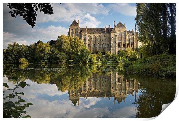  Solesmes Abbey Print by Stephen Taylor