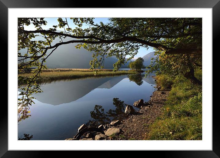 Brotherswater Reflections Framed Mounted Print by Gary Kenyon