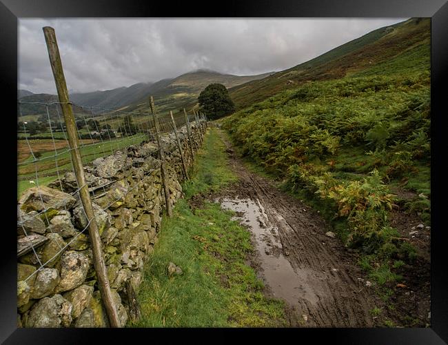  Troutbeck Tongue Framed Print by Peter Stuart