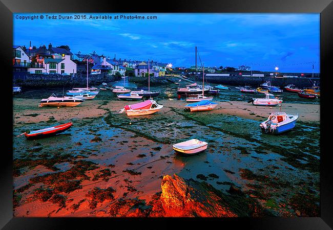  Cemaes Bay Anglesey Framed Print by Tedz Duran
