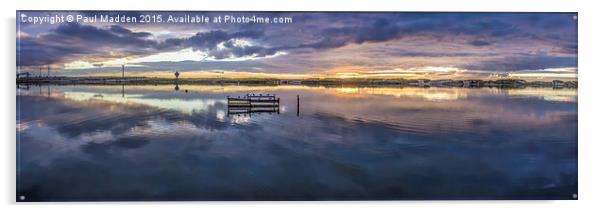 Crosby Marina Lake Acrylic by Paul Madden