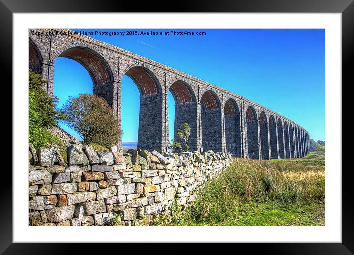  The Ribblehead Viaduct 4 Framed Mounted Print by Colin Williams Photography
