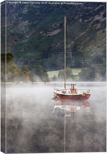  Ullswater Mist Canvas Print by Jason Connolly