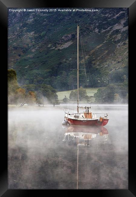  Ullswater Mist Framed Print by Jason Connolly