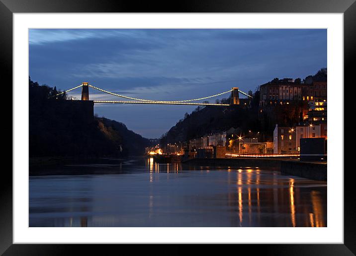  Bristol Suspension Bridge Framed Mounted Print by Gary Morris