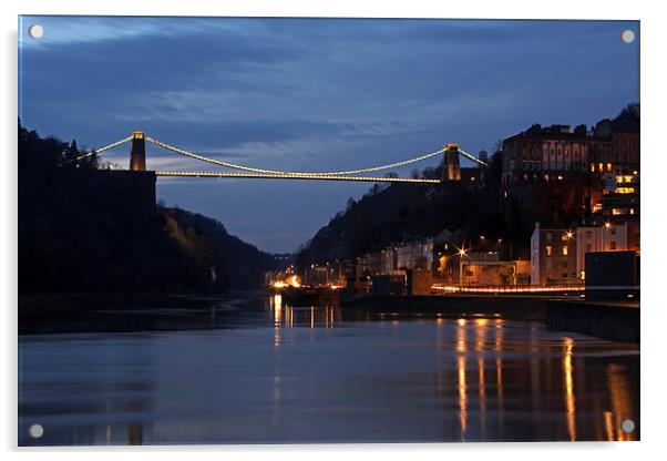  Bristol Suspension Bridge Acrylic by Gary Morris