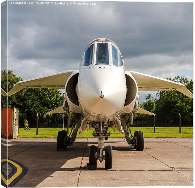 Face on with the TSR-2 Canvas Print by Jason Wells