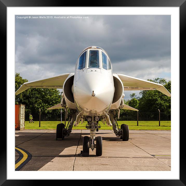 Face on with the TSR-2 Framed Mounted Print by Jason Wells