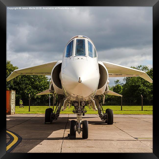Face on with the TSR-2 Framed Print by Jason Wells
