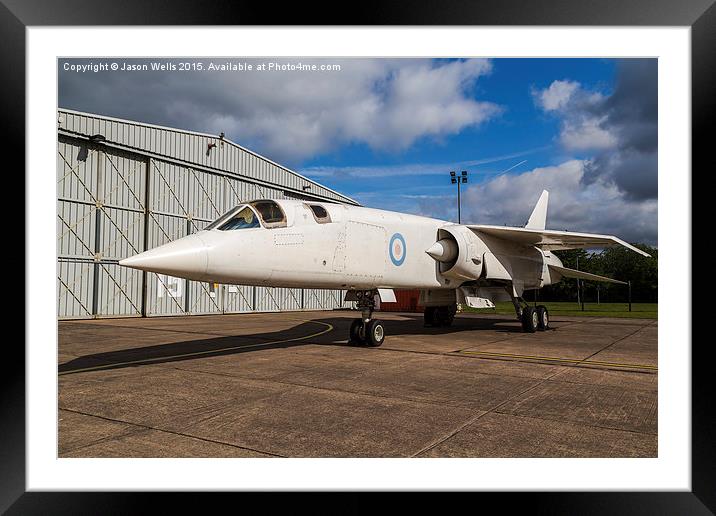 TSR-2 outside at RAF Cosford Framed Mounted Print by Jason Wells