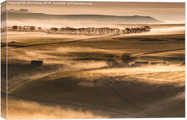 Windy Knoll. (Commended, Classic View, LPOTY 2013) Canvas Print by John Finney