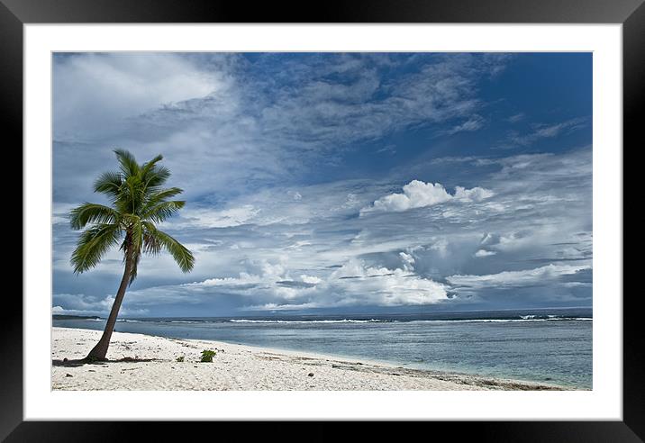 Tongan Paradise Framed Mounted Print by Alexander Mieszkowski