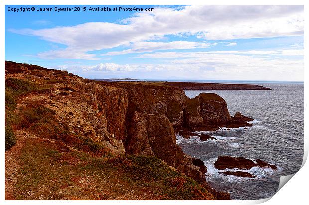 Seascape Views, Anglesey, Wales. Print by Lauren Bywater