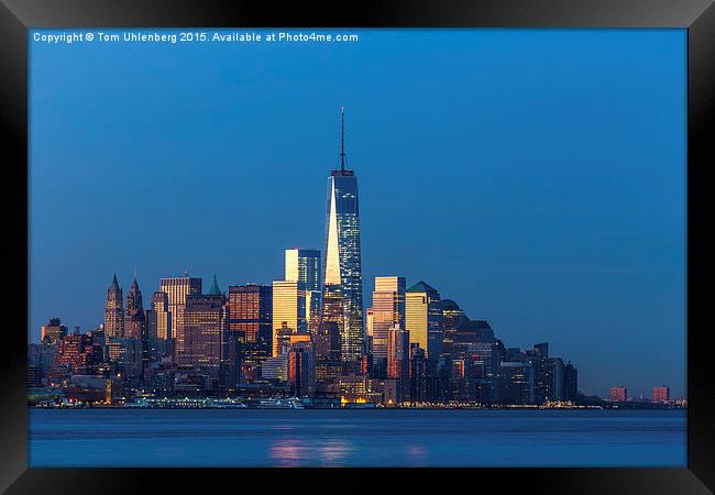 NEW YORK CITY 01 Framed Print by Tom Uhlenberg