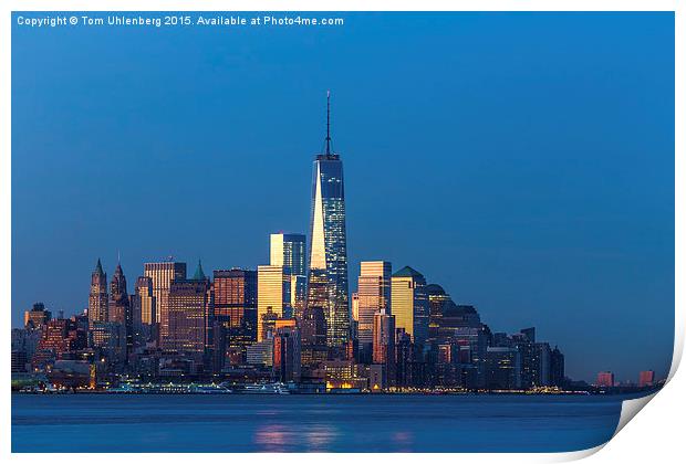 NEW YORK CITY 01 Print by Tom Uhlenberg