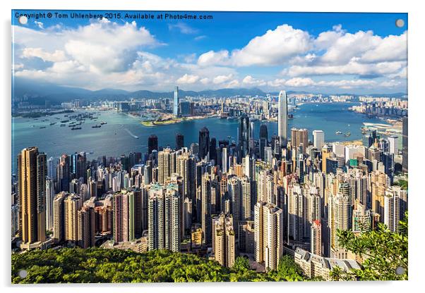 HONG KONG 01 Acrylic by Tom Uhlenberg
