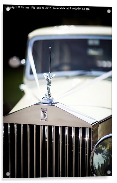  Rolls Royce Acrylic by Carmel Fiorentini