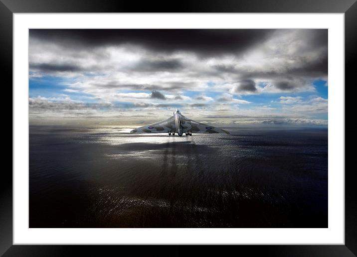Over The English Channel Framed Mounted Print by J Biggadike