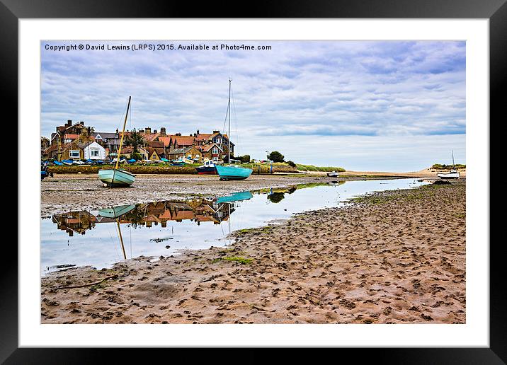 Alnmouth Framed Mounted Print by David Lewins (LRPS)