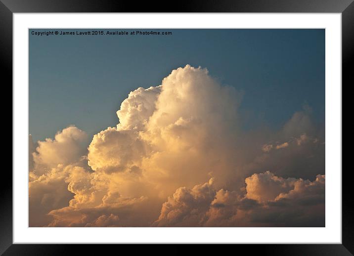  Clouds One Framed Mounted Print by James Lavott