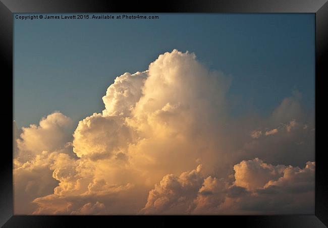  Clouds One Framed Print by James Lavott
