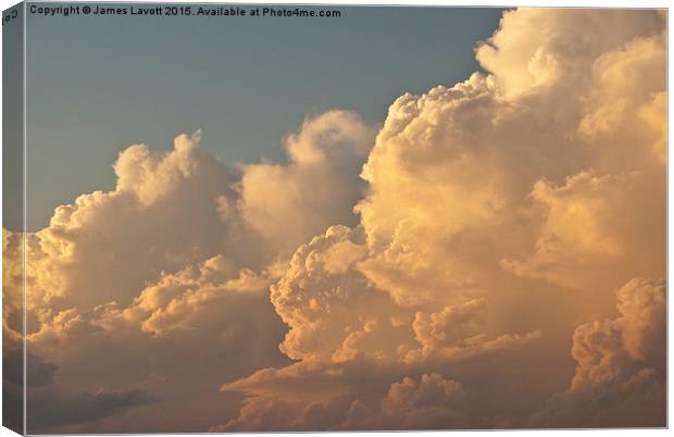  Clouds Three Canvas Print by James Lavott