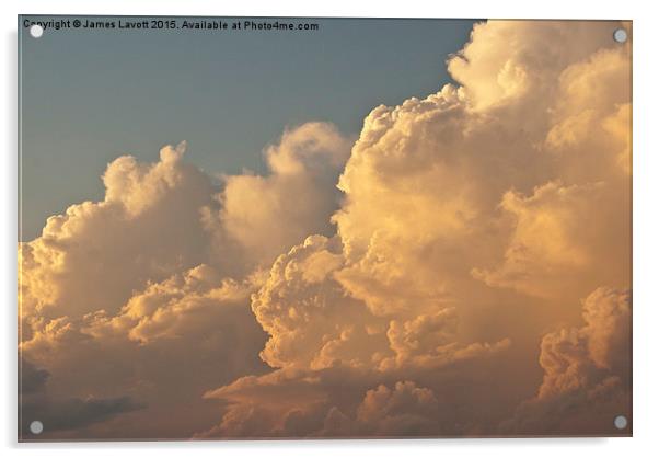  Clouds Three Acrylic by James Lavott