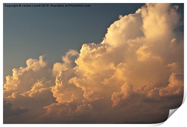  Clouds Four Print by James Lavott