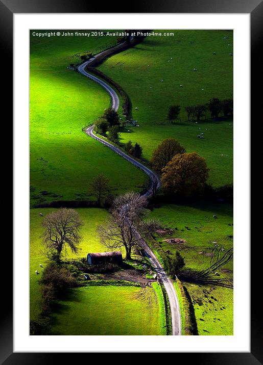  Newlands valley,  (Highley Commended LPOTY). Framed Mounted Print by John Finney
